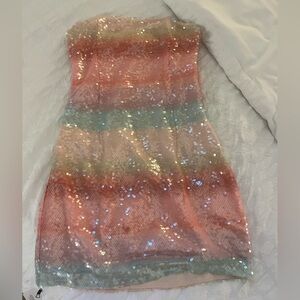 Lovers + Friends Sequin RACHAEL MINI DRESS